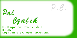 pal czafik business card